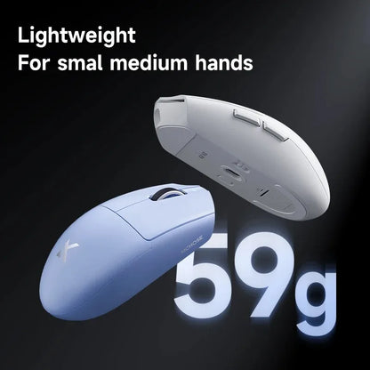 MCHOSE G3 V2 Pro Wireless Gaming Mouse, PAW3395 Three-Mode Bluetooth Gaming Mouse, Lightweight 59g Wireless Gaming Mouse for Esports, Office & PC