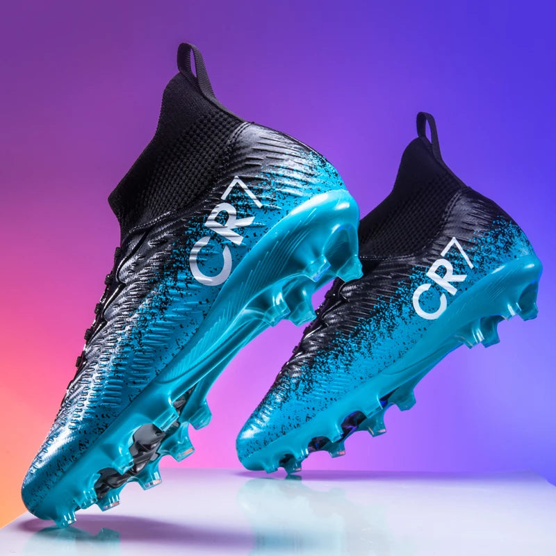 Autumn Hot Selling Shock-absorbing Adult Football Shoes Soft and Stable Sports Shoes Rebound Wrapped Lightweight Nail Shoes
