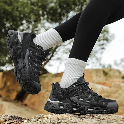 Men Women Hiking Shoes Non-slip Trekking Outdoor Sneakers Sports Shoes Camping Training Jogging Breathable Climbing Trail Shoes
