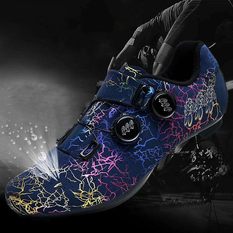Professional Cycling Shoes Road Bike Men Racing Contest Self-Locking Speed Bicycle Sneakers Women Spd Cleats Cycling Footwear
