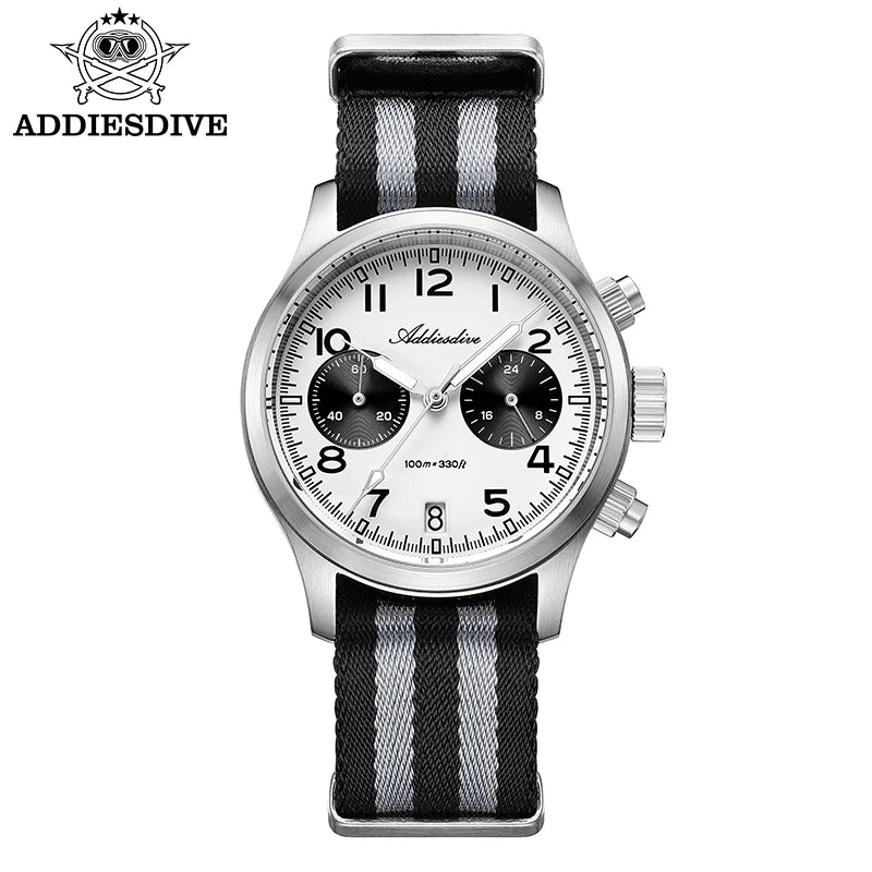 Uhr für Männer aus Edelstahl, 316L Edelstahl Gehäuse Form: Rund