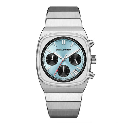 Horloge voor mannen in roestvrij staal Case Shape: Round Case