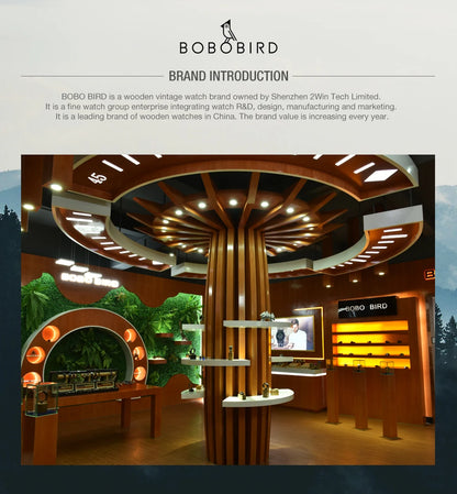 Automatic Mechanical Watch BOBO BIRD New Top Business Men Wooden Wristwatch Unique Custom Engraved Watches Christmas Gift Box