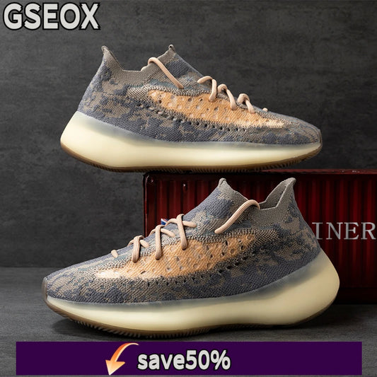 Air Cushion Running Shoes Specialty Marathon Men's Sports Breathable Lightweight Women's Comfortable Non-Slip Leisure Sneakers