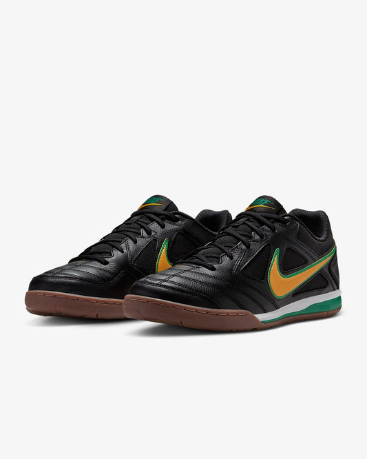 Nike Gato series, soft and comfortable, slip-resistant and durable, men's soccer shoes, black, IB8509-001
