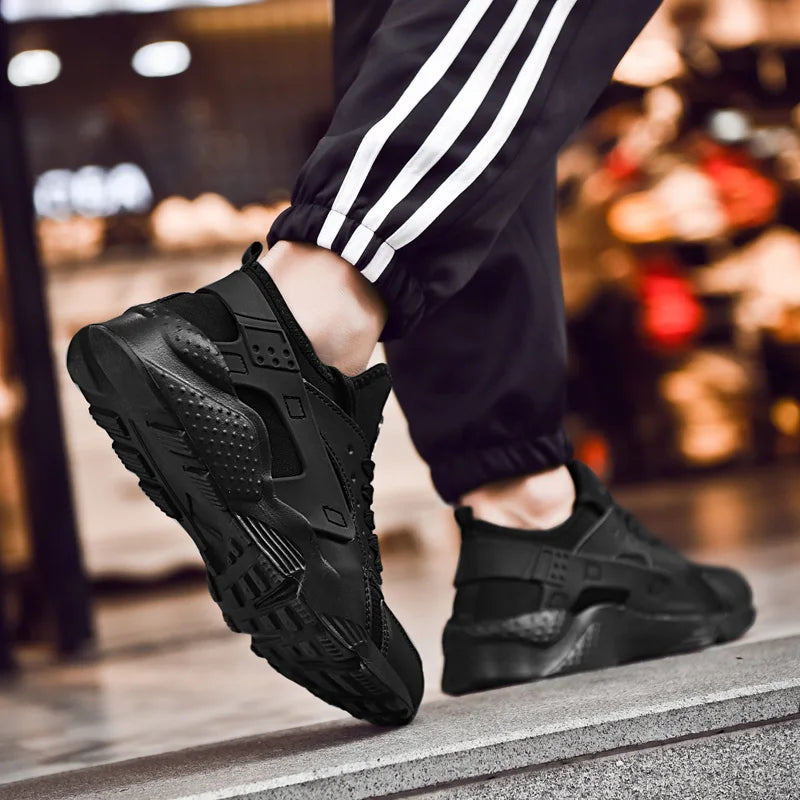 Men Sneakers Fashion Lightweight Comfortable Breathable Sports Shoes For Men Walking Shoes Summer Mesh Flat Red Tennis Shoes