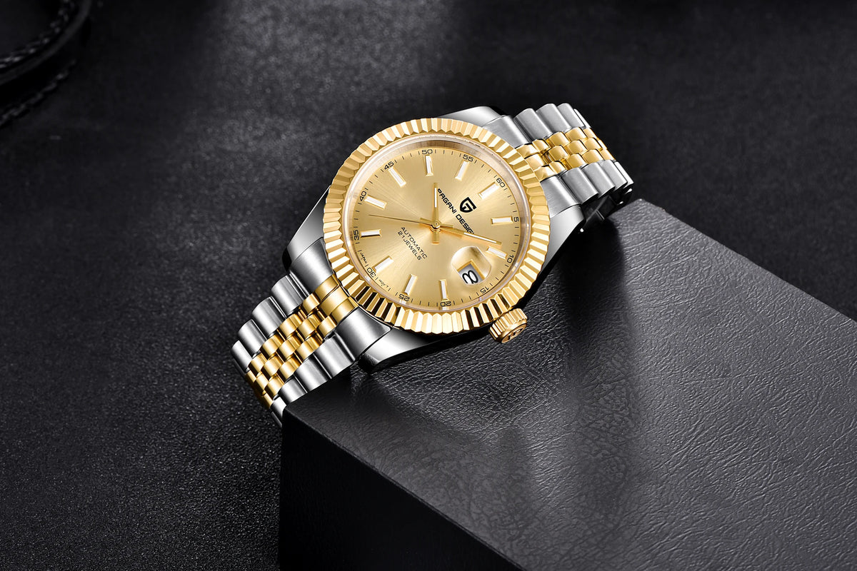 2026 New PAGANI DESIGN Watches Luxury Gold And Silver Mechanical Watches For Men Stainless Steel Sapphire Mirror Automatic Watch