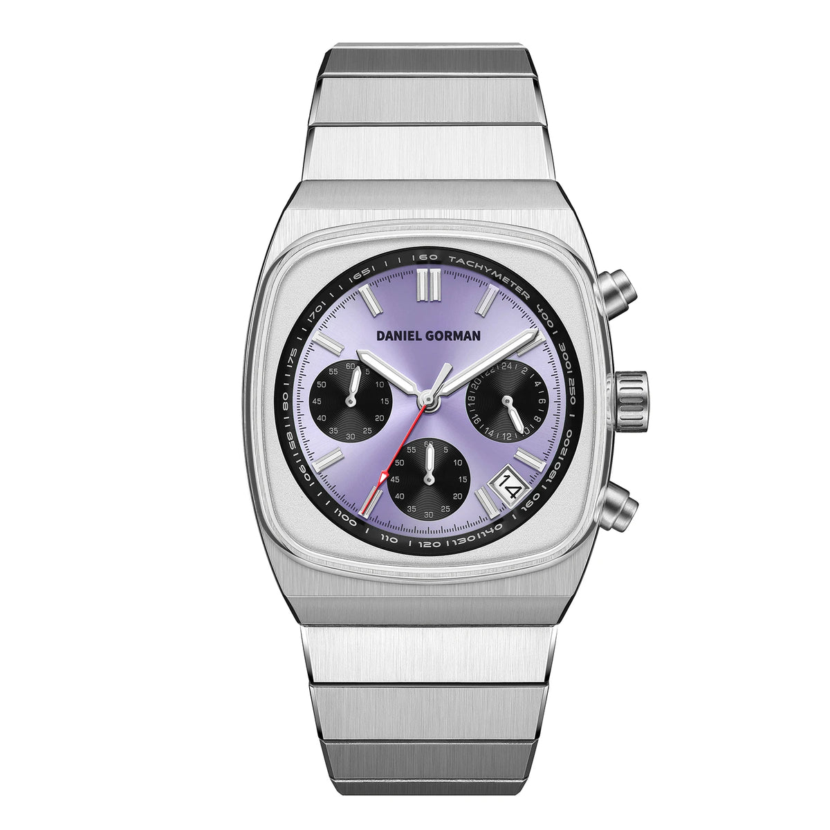 Horloge voor mannen in roestvrij staal Case Shape: Round Case