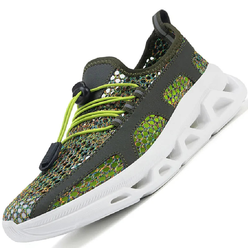 2026 Men Women Quick-Dry Wading Shoes Water Breathable AquaIn Upstream Antiskid Outdoor Sports Wearproof Beach Sneakers 39-46