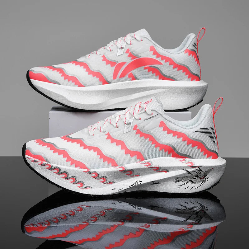 New Summer Original Mens and Womens Sports Shoes Lightweight Marathon Running Shoes Breathable Foot Protection Walking Shoes