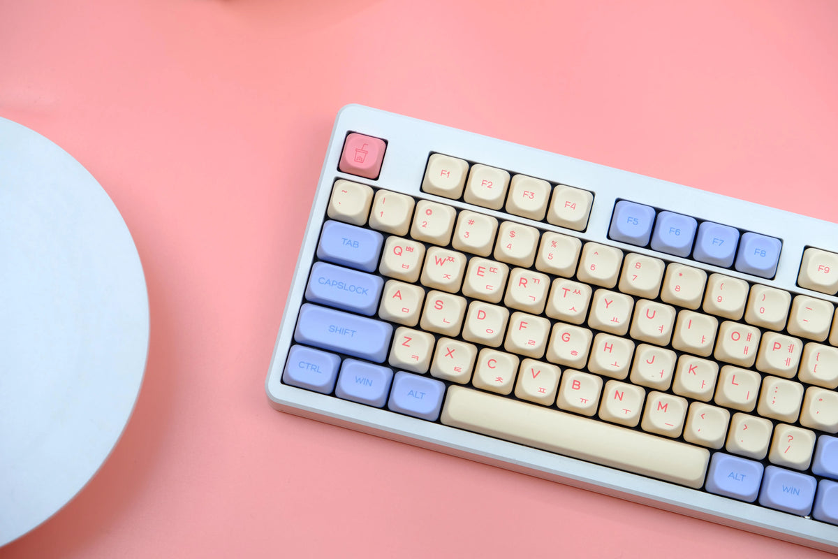 141 keys Marshmallow KOA Keycap PBT DYE Sublimation MOA Keycaps ISO 7U Japanese Korean Russian Key Caps For Mechanical Keyboard