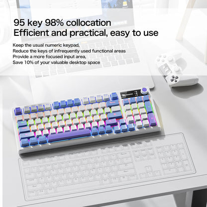 SMAILWOLF SK15 Laptop Gaming Wired Mechanical Keyboard Full Key Rollover Customized in Spanish