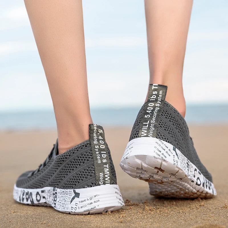 Men Women Aqua Shoes Wading Water Upstream Outdoor Sports Beach Sneakers Canyoning Camping Amphibious River Tracing Creek