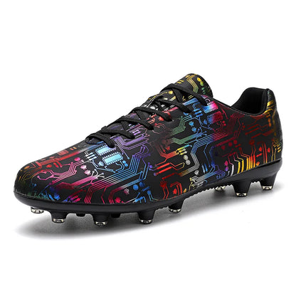 Men's Football Shoe Association Quick Five Up Football Nail Anti slip Professional Ultra Light Training Football Boot Turf