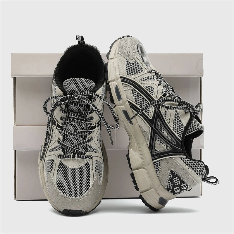New Men Casual Shoes Outdoor Breathable Running Fashion Walking Leisure Lace-up Jogging Loafers Brand Sneakers Blade Comfortable