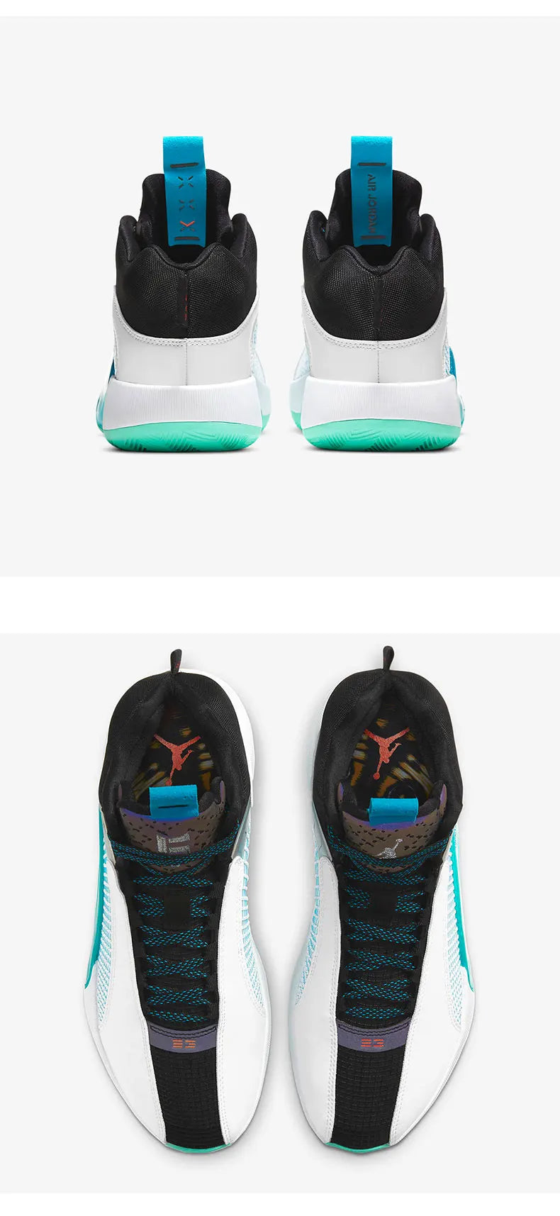 Nike genuine Air Jordan 35 Unisex Basketball Shoes CZ8153-100