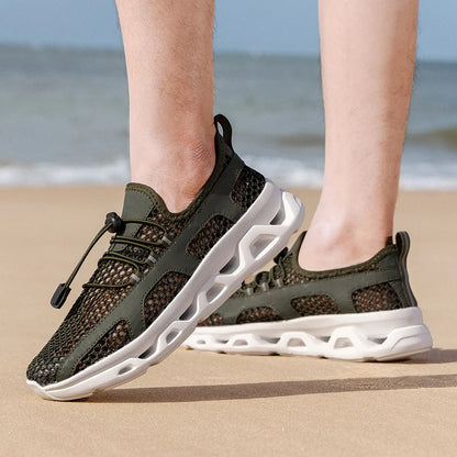 2026 Men Women Quick-Dry Wading Shoes Water Breathable AquaIn Upstream Antiskid Outdoor Sports Wearproof Beach Sneakers 39-46