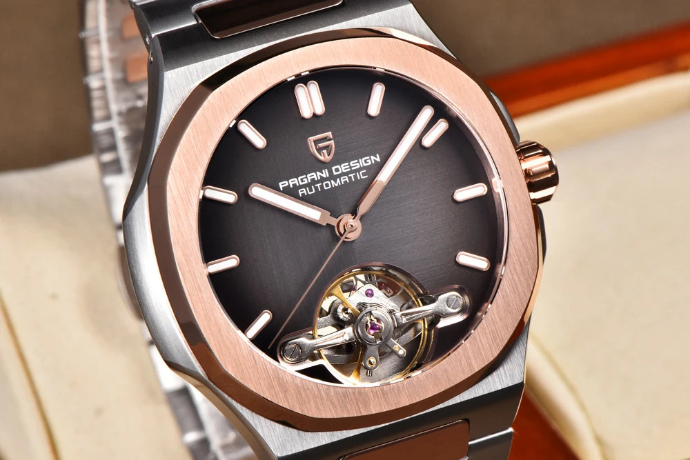 2026 New PAGANI DESIGN Skeleton Tourbillon Men's Watches Top Luxury Automatic Watch For Men Sporty elegant Mechanical Wristwatch