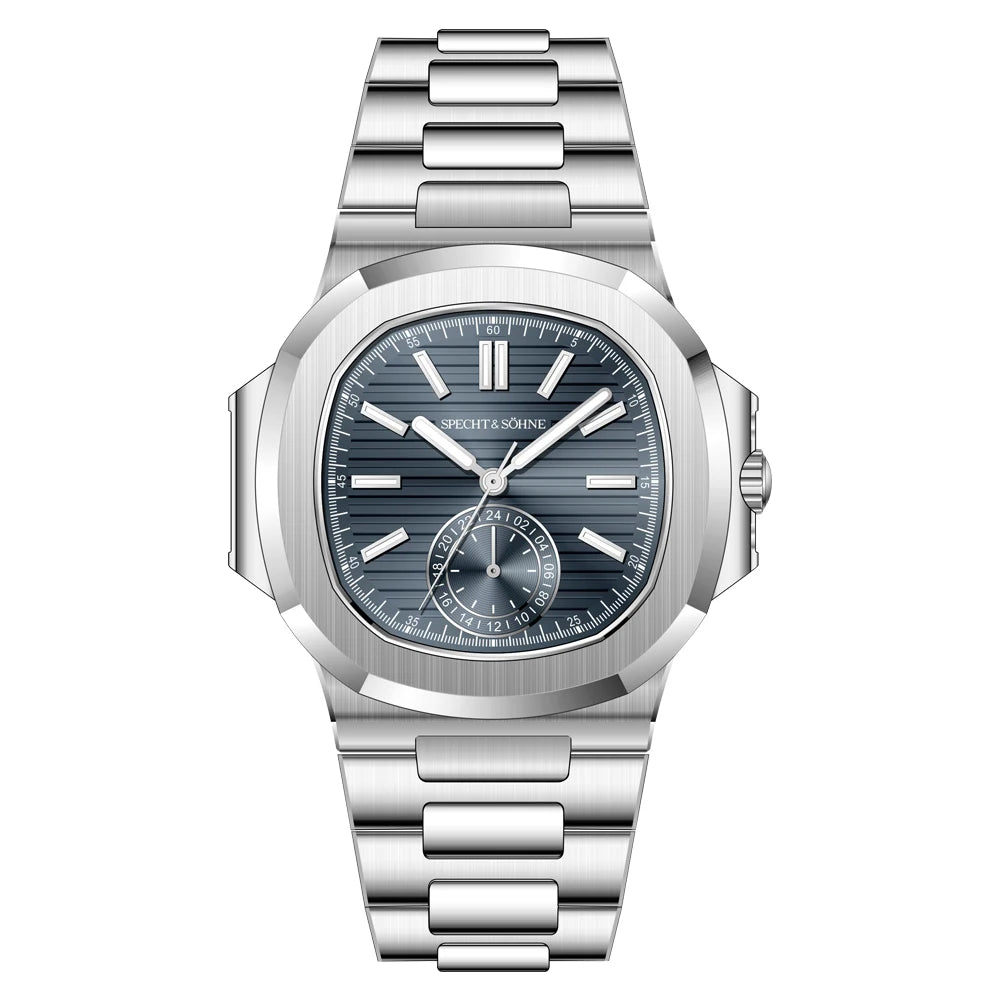 Specht & Söhne New Classic 40.8MM Ultrathin Watch For Men Japan VH60 Movt Sapphire Crystal 5980 Sports Wristwatch 50M Waterproof