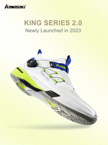 Profesionální badmintonová obuv Kawasaki King Series 2.0 pro muže a ženy, sportovní obuv proti zkroucení, originální pánské tenisové boty, tenisky A3311