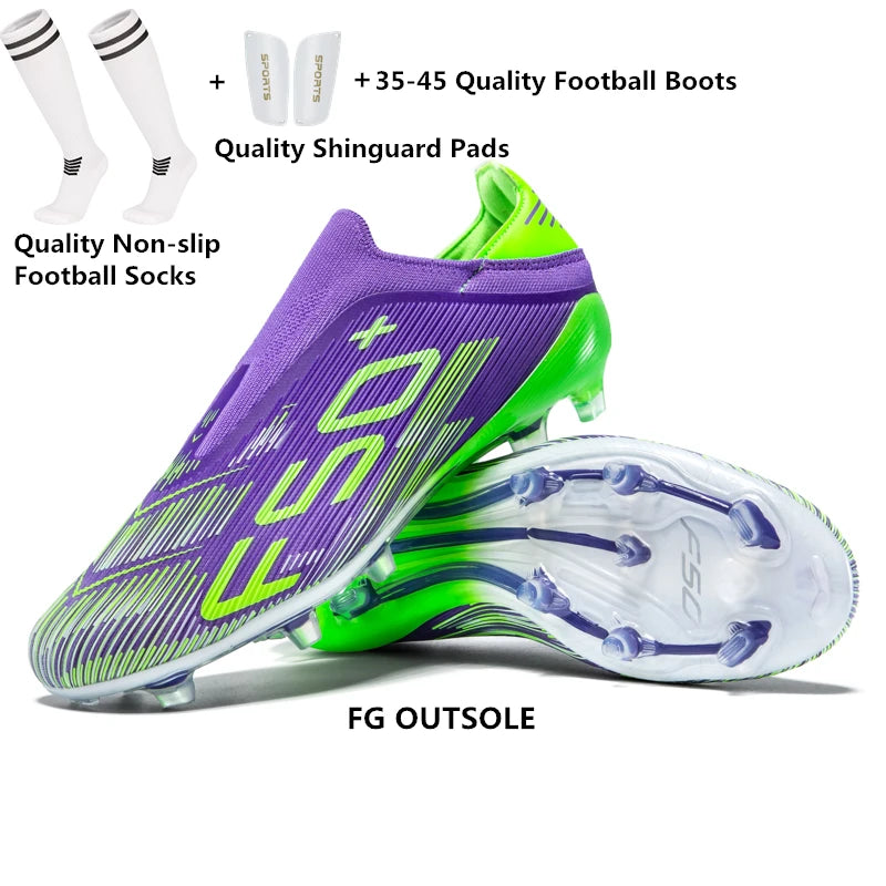 Size 35-45 Men FG/TF Football Boots Futsal Professional Unisex Boys Soccer Shoes Football Shoes Sneakers