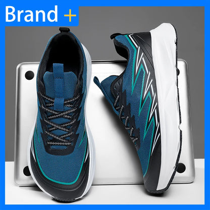 Men Sports Shoes Wide Last Comfortable Breathable Mesh Outdoor Fitness Shoes 2026 New Fashion Versatile Commuting Sports Shoes