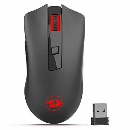 Redragon M652 Wireless Gaming Mouse, 2.4GHz Optical Wireless Mouse with USB Receiver, 5 Adjustable DPI Levels, Ergonomic Wireless Mouse for Gaming & Office