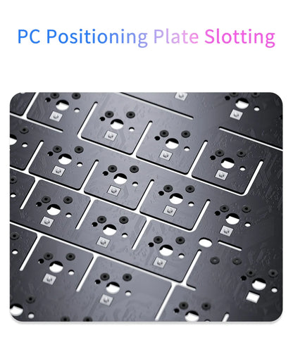 Ajazz AK820/AK820Pro mechanische Gaming-Tastatur Bluetooth 5.1/Wireless/USB-C-kabelgebunden, individuell anpassbare Tastatur mit Drehknopf, Hot-Swapping und Gasket-Mount