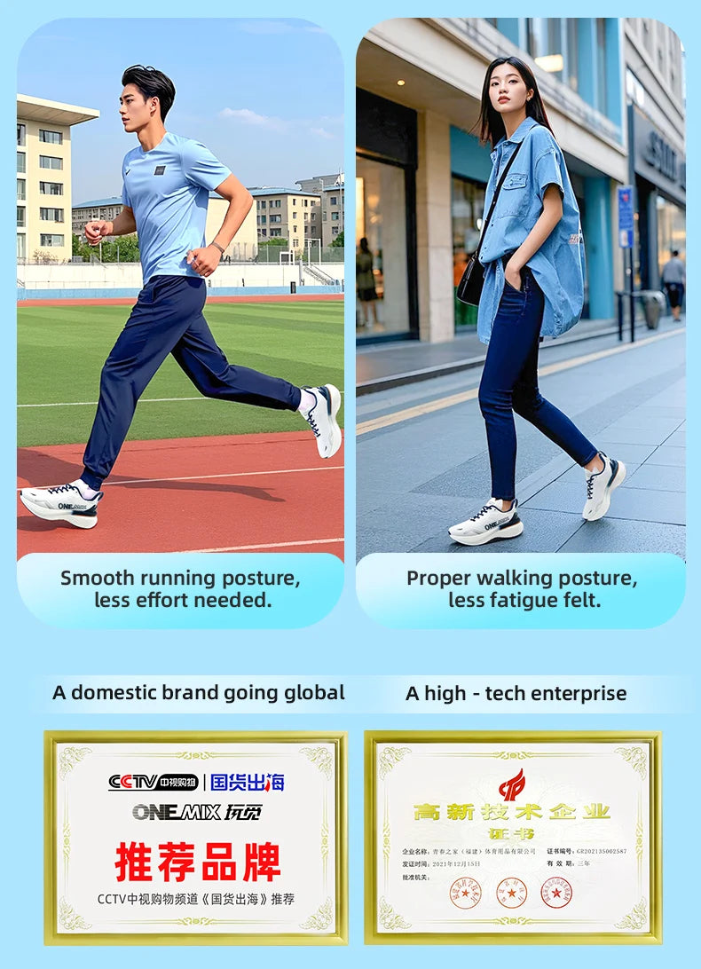 ONEMIX 2026 New cushion Running Shoes Women and Men light Fashion outdoor Sneakers Road Sports Shoes training jogging fitness