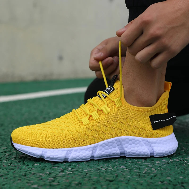 Hot Sports Fashion Men's Sneakers Breathable Lightweight Running Shoes 2025 New Men Women Casual Walking Sneakers Tenis Feminino