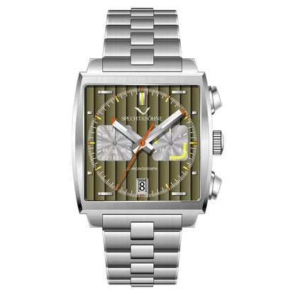 Specht&Sohne Men's Watch Luxury Brand Waterproof Stainless Steel Leather Japan VK Multifunctional Quartz Watch Religio Masculino
