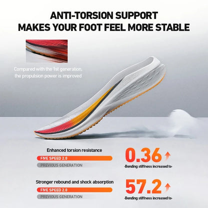 Xtep Five Speed 2.0 running shoes for men, autumn comfortable sports shoes, jogging cushioning sneakers 876319110001
