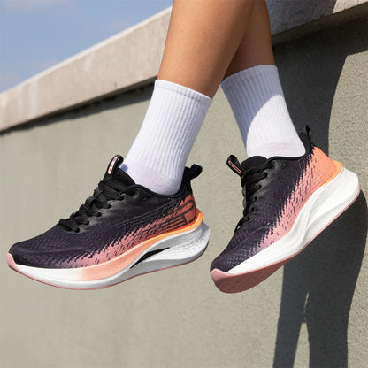 Baasploa Women Carbon Plate Running Shoes Outdoor Professional Cushioning Jogging Sneakers Female Casual Breathable Sports Shoes