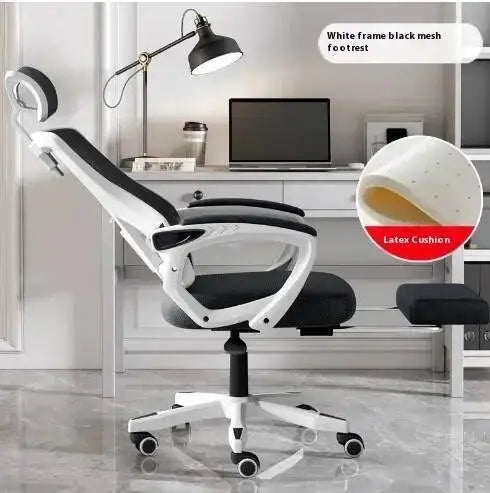 Ergonomic Office Chair with Adjustable Back Support, Mesh Computer Gaming Chair, Lumbar Support Office Chair, Swivel Rolling Desk Chair for Home & Office