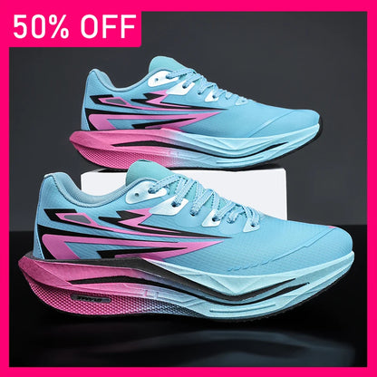 Unisex Sports Shoes Fashionable Lace Up Running Shock-absorbing Anti Slip Rebound Training Shoes 2026 New Outdoor Fitness Shoes