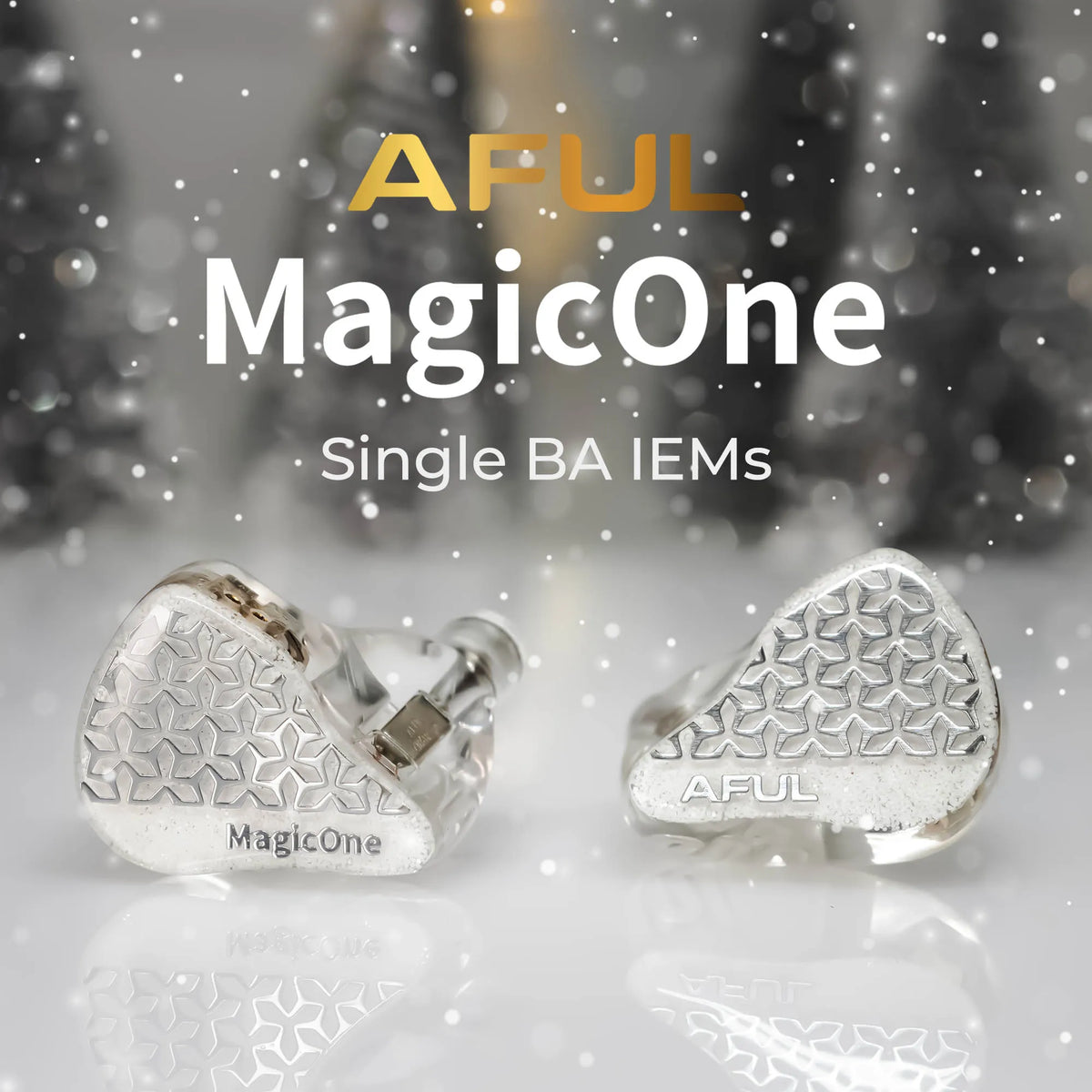 AFUL MagicOne Single Balanced Armature lEMs,1BA Balanced Armature Earphones with SE-Math Acoustic Technology