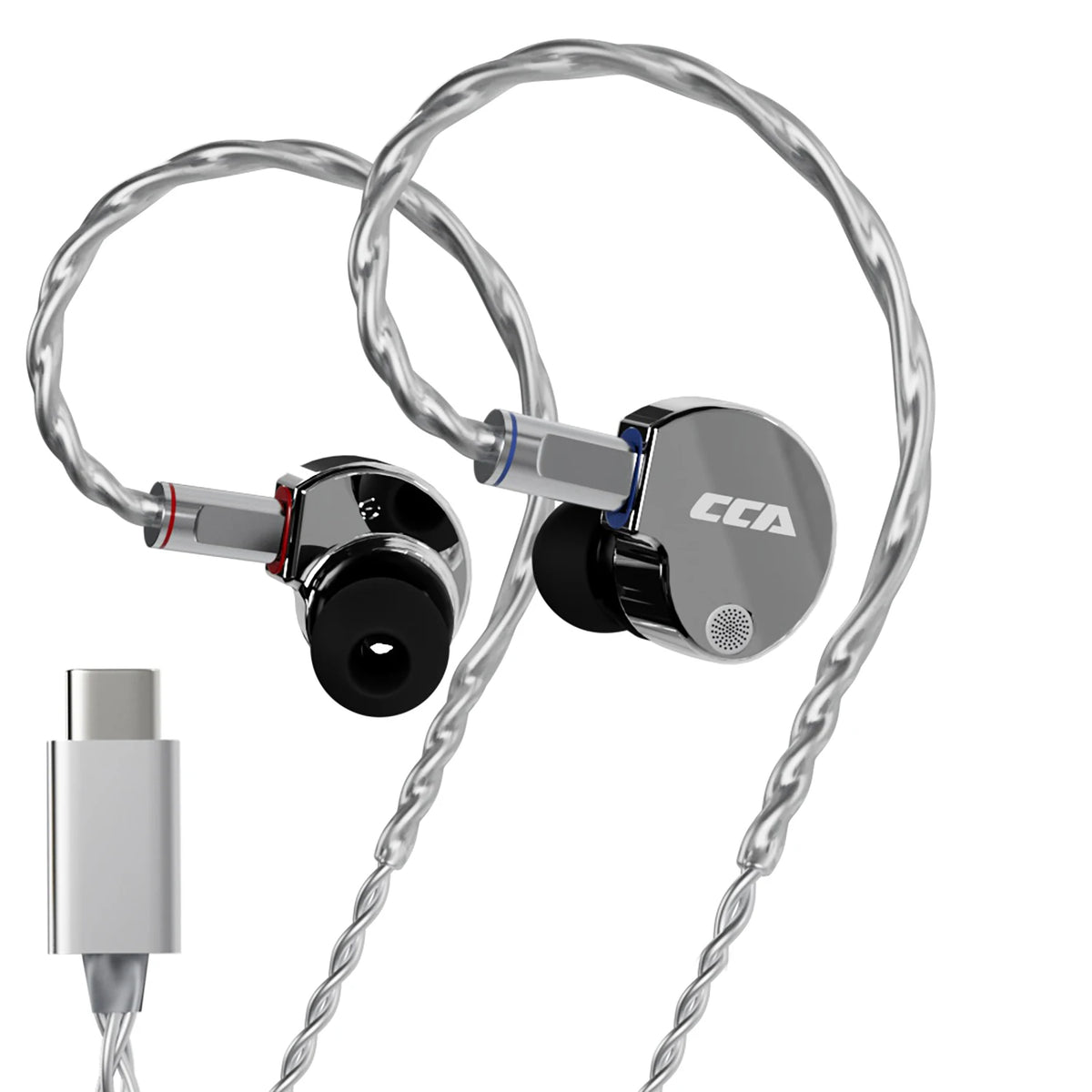 CCA Phoenix Wired Earphones Dynamic Drive LCP Diaphragm Music Headphone With Detachable Cable Noise Reduction Gaming Earphones
