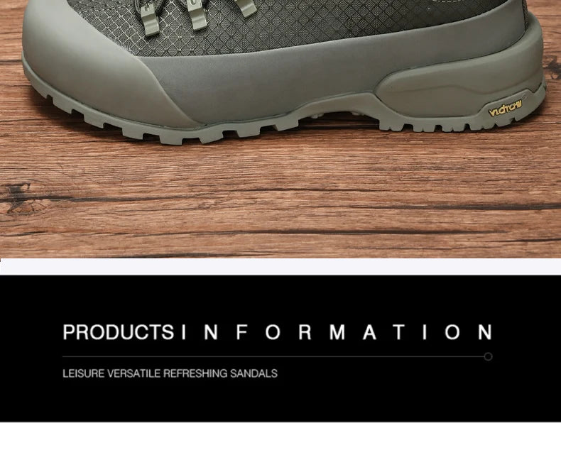 2025 New Hiking Shoes Non-Slip Grip Men's Spring Fall Outdoor Casual Sports Shoes Breathable Comfortable Durable Leisure Sneakers