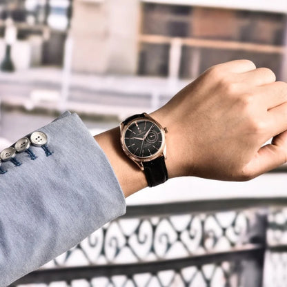 PAGANI Design PD1689 Men Quartz Watch Japan VH65 Movt Sapphire Glass Leather Strap 20Bar Waterproof Men Wristwatch Reloj Hombre
