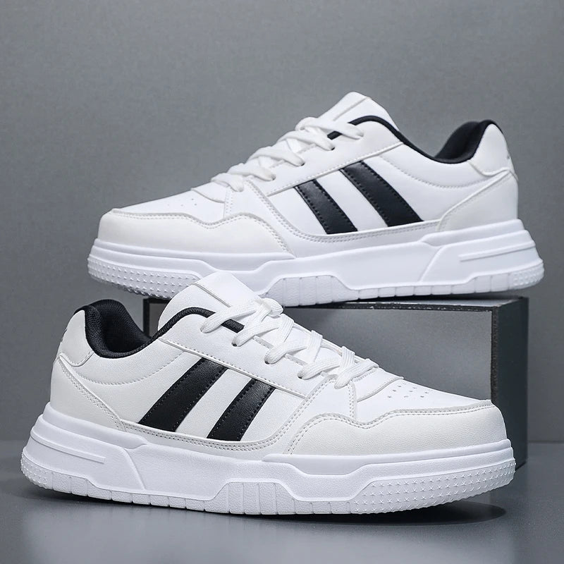 Plus Big Size 50 51 52 Mens Leather Sneakers Casual Sports Shoes Flat Skateboard Shoes Hot Sale For Dropshipping