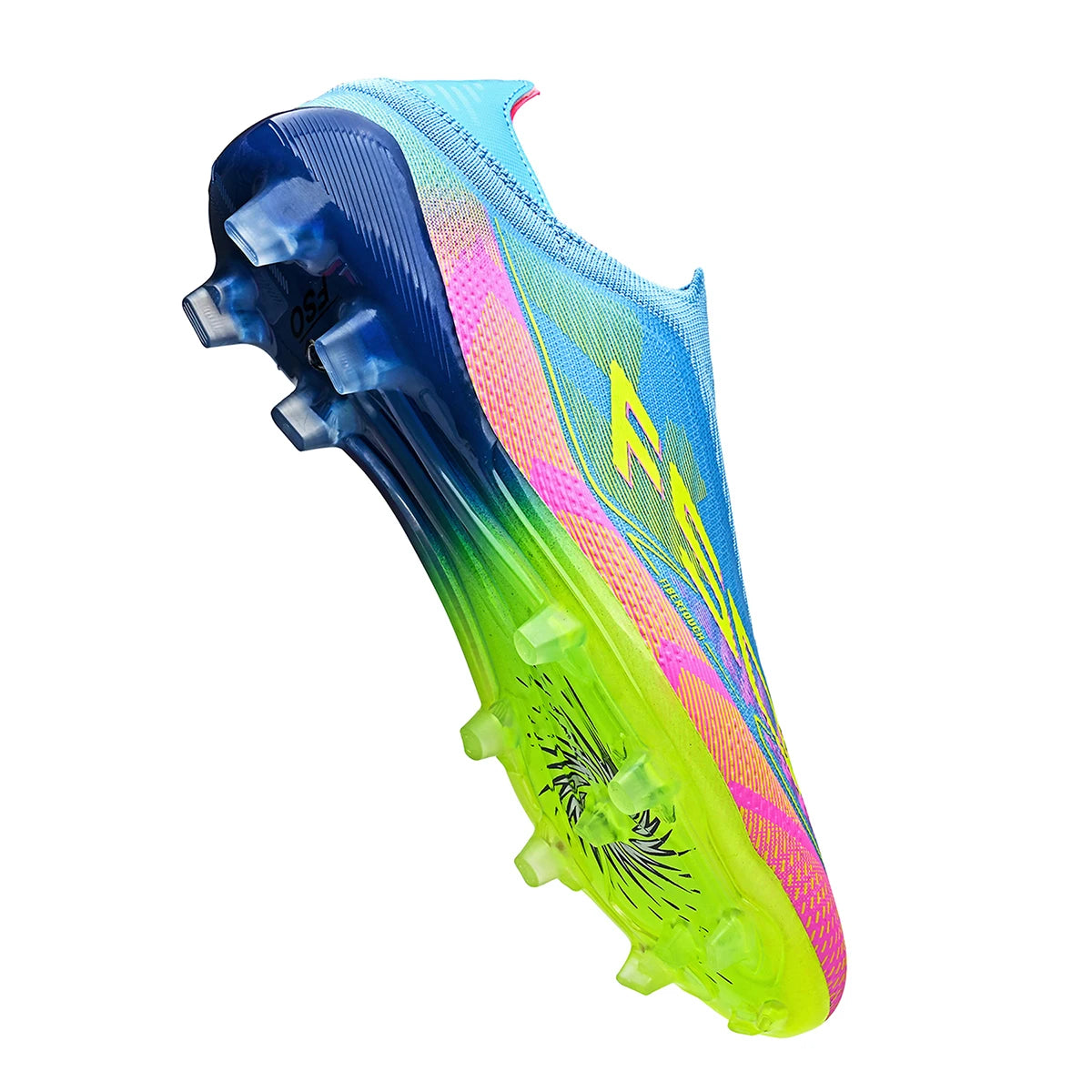 Breathable football shoes for men, FG/AG long nail artificial turf anti slip sports shoes, a must-have for fans