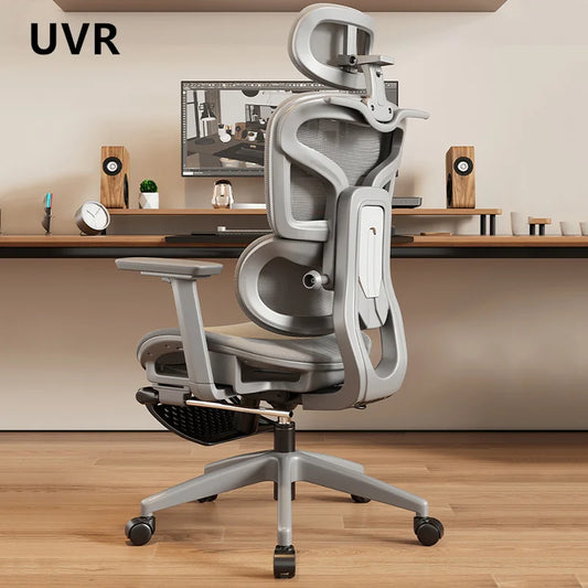 UVR Ergonomic Gaming Computer Chair with Breathable Mesh, Adjustable Armrests, Lumbar Support, Swivel Office Chair for Work & Gaming