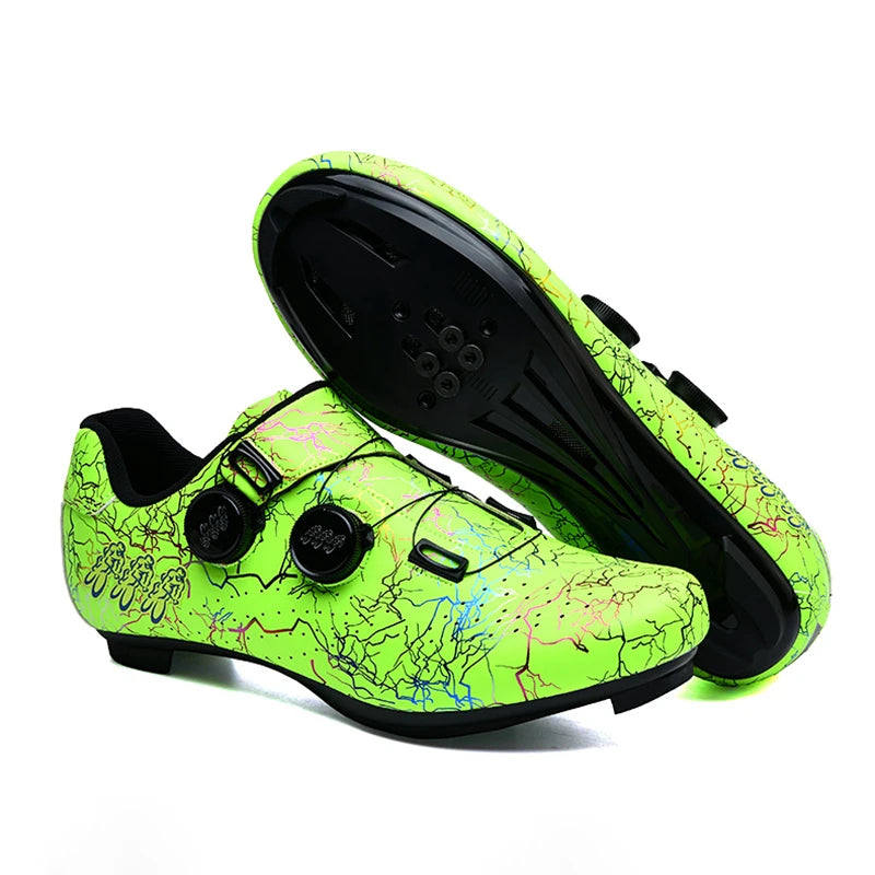 Professional Cycling Shoes Road Bike Men Racing Contest Self-Locking Speed Bicycle Sneakers Women Spd Cleats Cycling Footwear