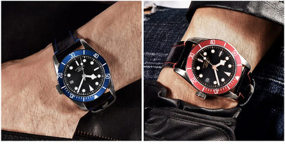 Luxury Customizable Logo Waterproof Japan nh35 Automatic Mechanical Wristwatch Full Steel Sapphire Men Watch Dress Male Clock