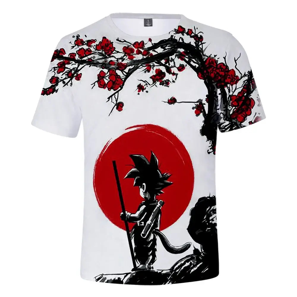 2024 New Fashion Dragon Ball 3D T-shirt Summer Short Sleeve O-Neck Goku Vegeta Men's Casual Shirt Boys' - Produit gaming premium Fraquane