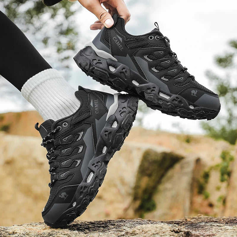 Men Women Hiking Shoes Non-slip Trekking Outdoor Sneakers Sports Shoes Camping Training Jogging Breathable Climbing Trail Shoes