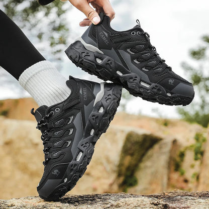 Men Women Hiking Shoes Non-slip Trekking Outdoor Sneakers Sports Shoes Camping Training Jogging Breathable Climbing Trail Shoes