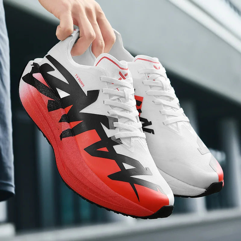 Men's Running Shoes Outdoor Mesh Luxury shoes Couple Off-road Sneakers Cushioning Breathable Trainer Shoes Race Non-Slip Fashion