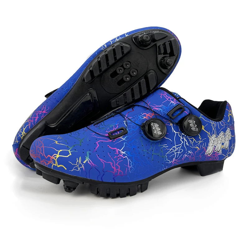 Professional Cycling Shoes Road Bike Men Racing Contest Self-Locking Speed Bicycle Sneakers Women Spd Cleats Cycling Footwear