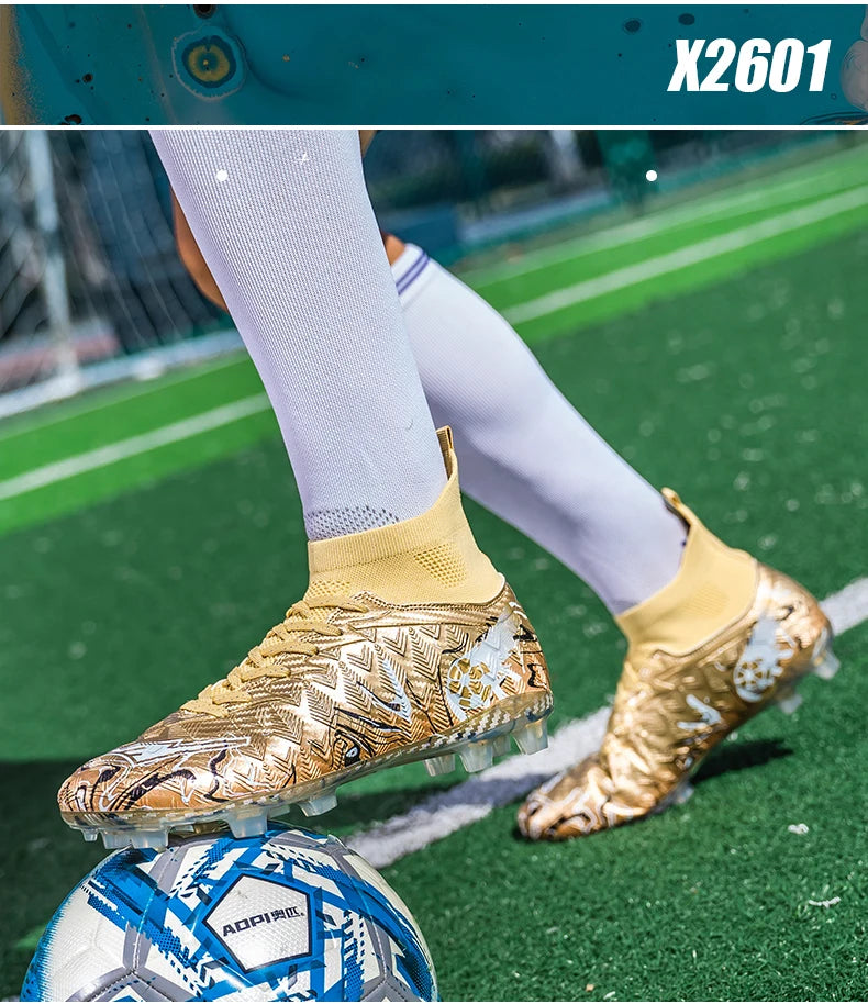Nové profesionální pánské kopačky, protiskluzové fotbalové boty, unisex, prodyšná sálová sportovní obuv, nové kopačky, dropshipping, ultralehké